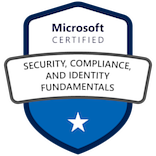 Microsoft Certified: Security, Compliance, and Identity Fundamentals badge